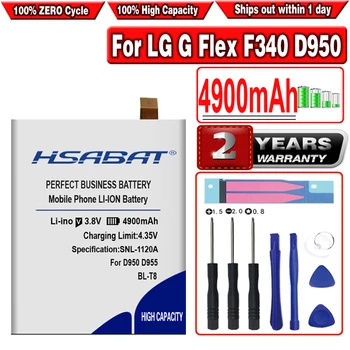 HSABAT BL-T8 4900 мАч Батарея Для LG G Flex F340 D950 D955 D956 D958 D959 LS995