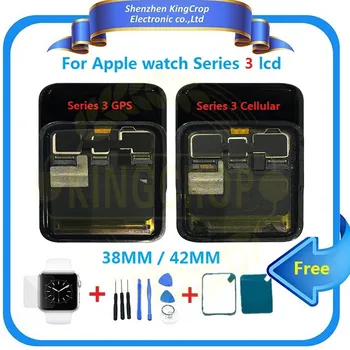 Оригинал для Apple Watch Series 3 GPS ЖК-дисплей С Сенсорным Экраном Digitizer Series3 S3 38 мм/42 мм Замена ЖК-дисплея Pantalla + Инструменты