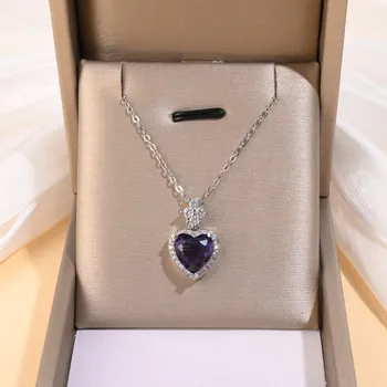 Женская модная подвеска Love Necklace Женский подарок на День рождения Свадебные украшения на годовщину Подарок на День матери