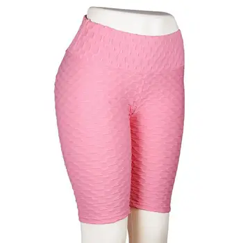Пятиточечные пузырьковые сексуальные жаккардовые шорты, обтягивающие шорты для йоги в стиле хип-хоп, тренировочные шорты, женская одежда для спортзала