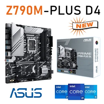 Материнская плата LGA 1700 DDR4 Asus PRIME Z790M-PLUS D4 Intel Z790 Материнская плата LGA1700 PCI-E 5,0 PCI-E 4,0 M.2 i3 i5 i7 i9 ПРОЦЕССОР Новый